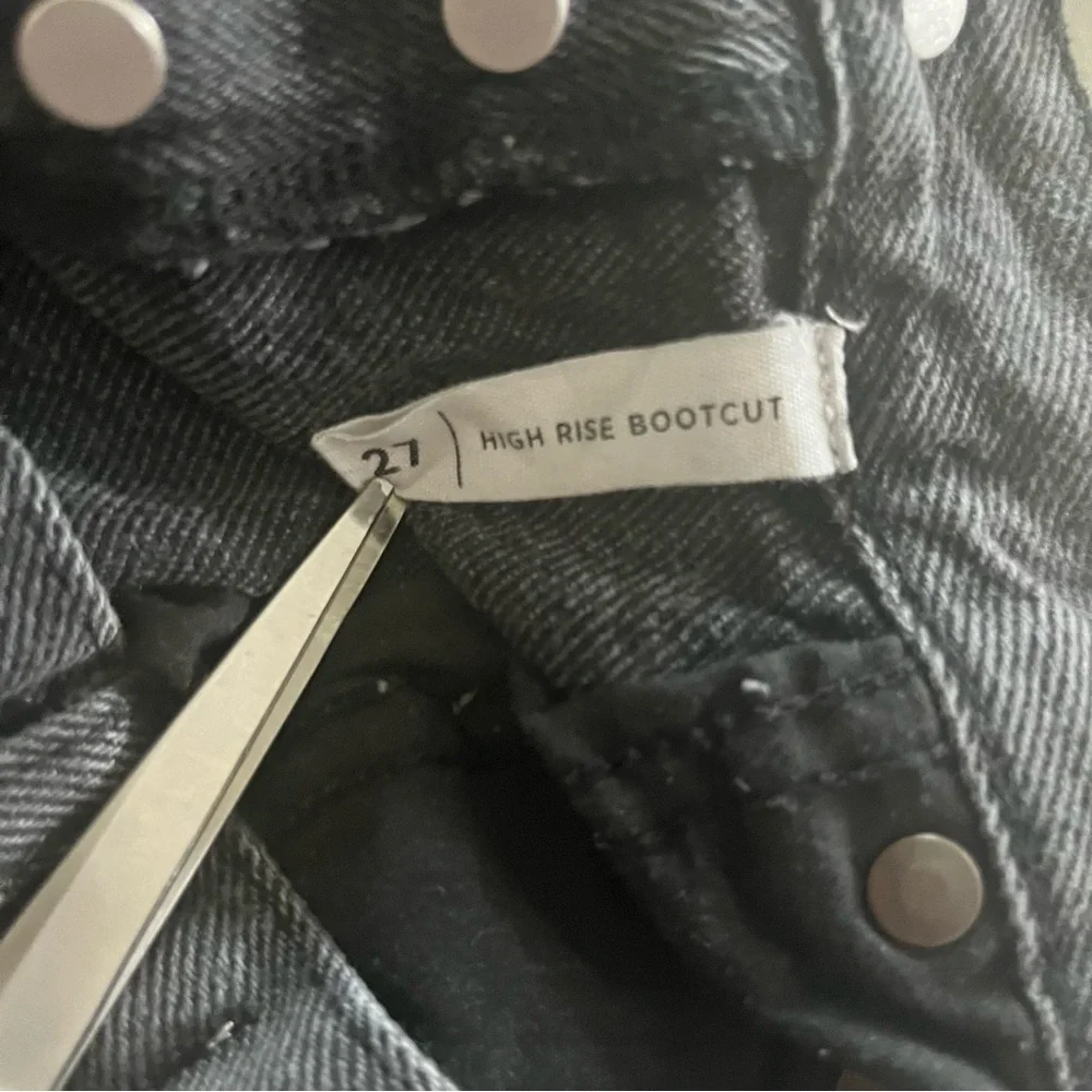 Pacsun high rise boot cut black jeans. Button fly. - Picture 8 of 8